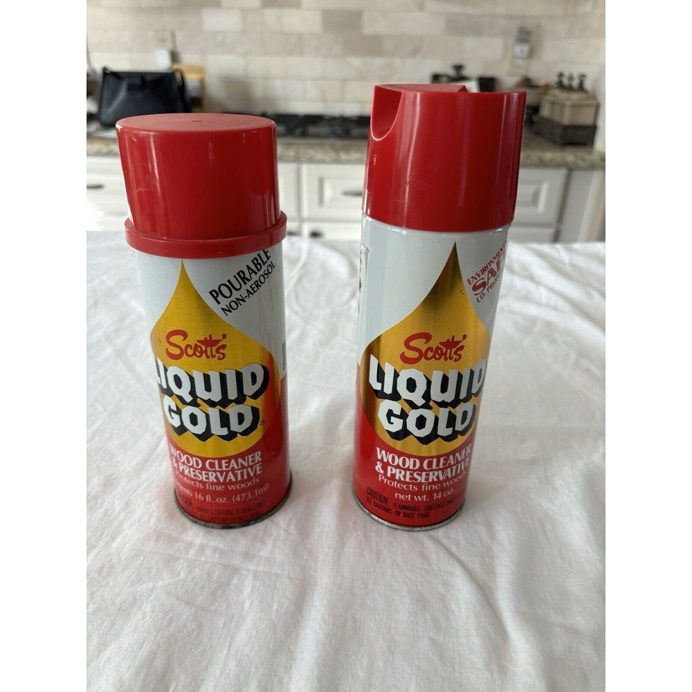 Scott's Liquid Gold. 1980S Discontinued. Pour And Spray Two Bottles. See Pics